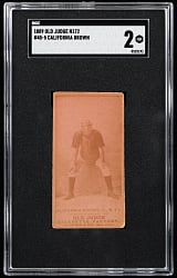 1889 N172 Old Judge California Brown SGC GOOD 2
