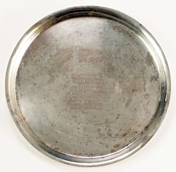 1967 Bob Gibson World Series MVP Silver-Plated Serving Tray Awarded by Chrysler Corporation