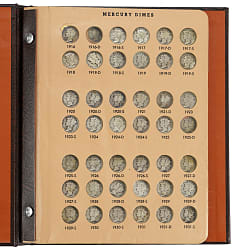 1916-1945 Mercury Dime Near-Complete Set (76/77) with 1921 & 1921-D