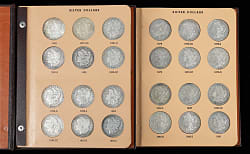 1878-1921 Morgan Silver Dollar Near-Complete Set (90/95) with Many Key/Semi-Key Dates Including 11 Carson City Coins