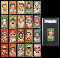 1911 T205 Gold Border Collection (21) with Joe Tinker
