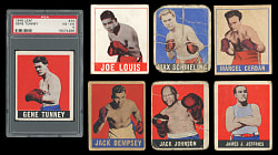 1948 Leaf Boxing Partial Set (39/49) with Most Key Cards