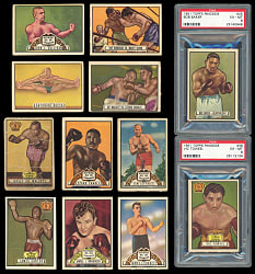 1951 Topps Ringside Near Set (83/96) with (2) PSA Graded
