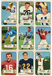 1954 Bowman Football Complete Set (128)