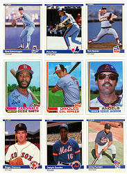 1982 Topps Traded & 1984 Fleer Update Complete Set Pair