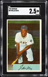 1954 Bowman #89 Willie Mays SGC GOOD+ 2.5