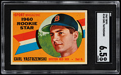 1960 Topps #148 Carl Yastrzemski Rookie SGC EX/NM+ 6.5