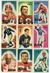 1955 Bowman Football Partial Set (130/160) with Most Major Stars