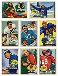 1951 Bowman Football Near Set (140/144) with All Major Stars