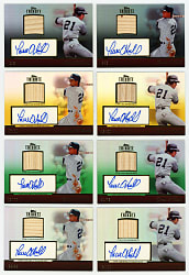 2011 Topps Tribute Paul O'Neill Certified Autograph/Game-Used Group (8)
