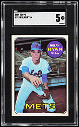 1969 Topps #533 Nolan Ryan SGC EX 5