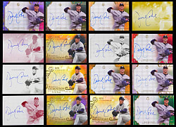 2015 Topps Tribute David Cone Certified Autograph Collection (18) with (6) #1/1!
