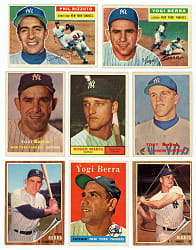 1952-1963 New York Yankees Collection (192) with 28 Hall of Famers, Rookies & Stars