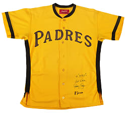 1973 Randy Jones San Diego Padres Signed Game-Used Jersey From Rookie Season - Wood LOA