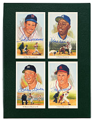 1989 Perez-Steele Celebration Postcard Set in Original Box with 38 Signed Including Aaron, Mantle, T. Williams
