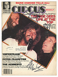 1979 The Bee Gees Band-Signed Circus Weekly Magazine with Barry, Robin & Maurice Gibb - Full JSA LOA