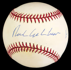 Richie Ashburn Single Signed ONL/Coleman Baseball with Tough "HOF '95" Inscription