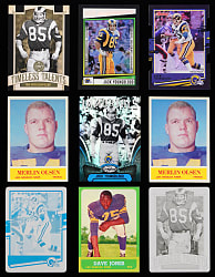 1959-Modern Los Angeles/St. Louis Rams Collection (200+) with (65) Jack Youngblood Modern Inserts Including (15) #1/1