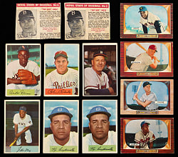 1950-1955 Bowman/Royal Desserts Collection (63) with (2) Willie Mays & Hank Aaron