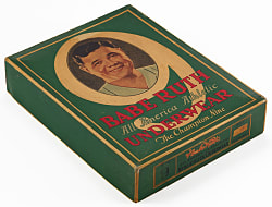 1920s Babe Ruth All America Athletic Underwear Complete Box in Superior Condition