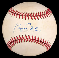 George W. Bush Single-Signed OAL/Budig Baseball - Full JSA LOA
