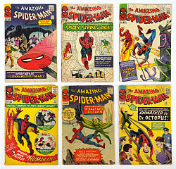 1963-1965 Marvel Amazing Spider-Man Early Issue Comics (11) with #7 & #8