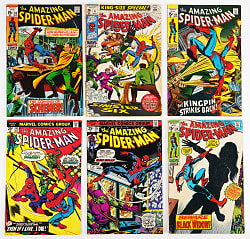 1969-1979 Marvel Amazing Spider-Man Comics (35) with #100 Anniversary Issue & CGC Graded #122 Death of Green Goblin 3.0
