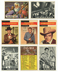 1958-1966 Topps Non-Sport Complete/Near-Complete Sets (3) with Civil War News (88/88), Lost In Space (44/55) & TV Westerns (66/71)