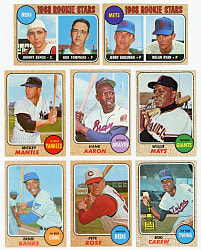 1968 Topps Near Set (588/598) with #177 Nolan Ryan Rookie