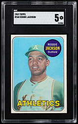 1969 Topps #260 Reggie Jackson Rookie SGC EX 5