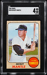 1968 Topps #280 Mickey Mantle SGC VG/EX 4