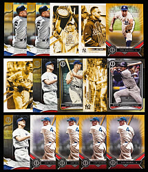 2016-2021 Topps Product New York Yankees 5x7 Collection (90) with Several Hall of Famers - All #/49 or Lesser