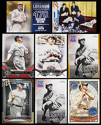 2016-2021 Topps Product Babe Ruth 5x7 Collection (58) - All #/49 or Lesser