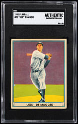 1941 Play Ball #71 Joe DiMaggio SGC Authentic