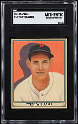 1941 Play Ball #14 Ted Williams SGC Authentic