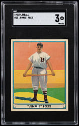 1941 Play Ball #13 Jimmie Foxx SGC VG 3