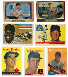 1952-1959 Baseball Shoebox Collection (503) with 33 Hall of Famers Including Mantle, Mays, T. Williams & Maris Rookie