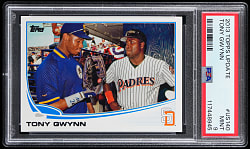 2013 Topps Update #US140 Tony Gwynn/Ken Griffey Jr. Super Shortprint - PSA MINT 9