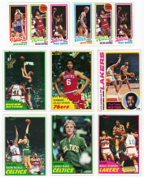1978-1982 Topps Basketball Near Set Run (4) with Larry Bird/Magic Johnson Rookie - (582) Total Cards