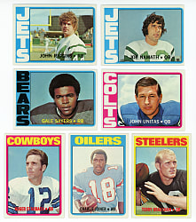 1972 Topps Football Complete Low Number Set (263) - Clean!