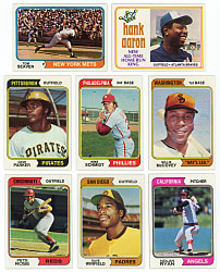 1974 Topps Complete Set (660) Plus Traded (44) Set & (15) Washington Variations - Sharp!