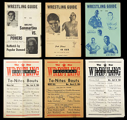 1950s-1960s Wrestling Programs (26)