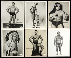 1950s-1960s Signed Wrestling 8x10 Vintage Photos (19)