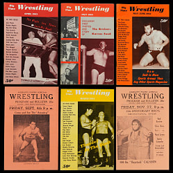 1950s-1960s Wrestling Programs and Magazines (35)