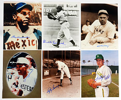 Baseball Hall of Fame Signed Photograph Collection (45)