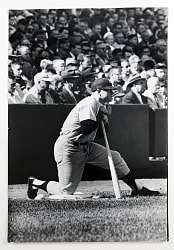 1960 Mickey Mantle On Deck Original Ted Polumbaum LIFE Magazine Type I 9x13 1/4 Photograph - PSA/DNA LOA