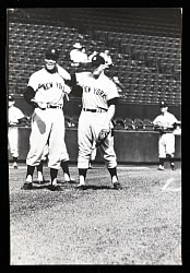 1960 Mickey Mantle & Elston Howard Original Ted Polumbaum LIFE Magazine Type I 9x13 1/8 Photograph - PSA/DNA LOA