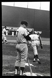 1960 Mickey Mantle On Deck Original Ted Polumbaum LIFE Magazine Type I 8 3/4 x 13 1/4 Photograph - PSA/DNA LOA