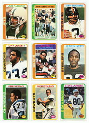 1978 Topps Football Complete Set (528) - Sharp!