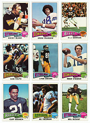1975 Topps Football Complete Set (528) - Clean!